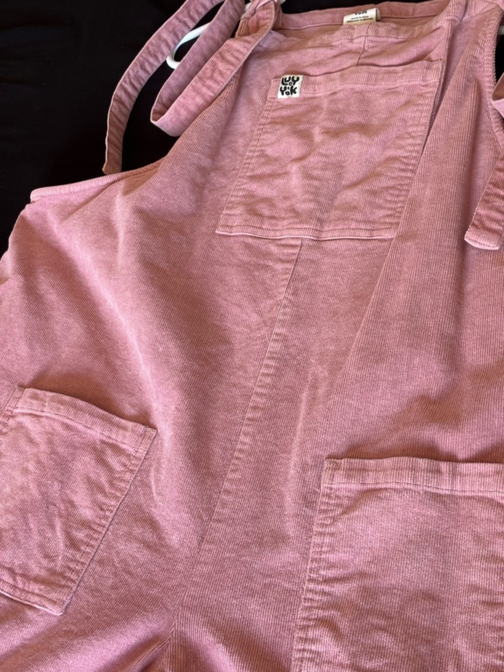 Lucy & Yak Pink Corduroy Overalls